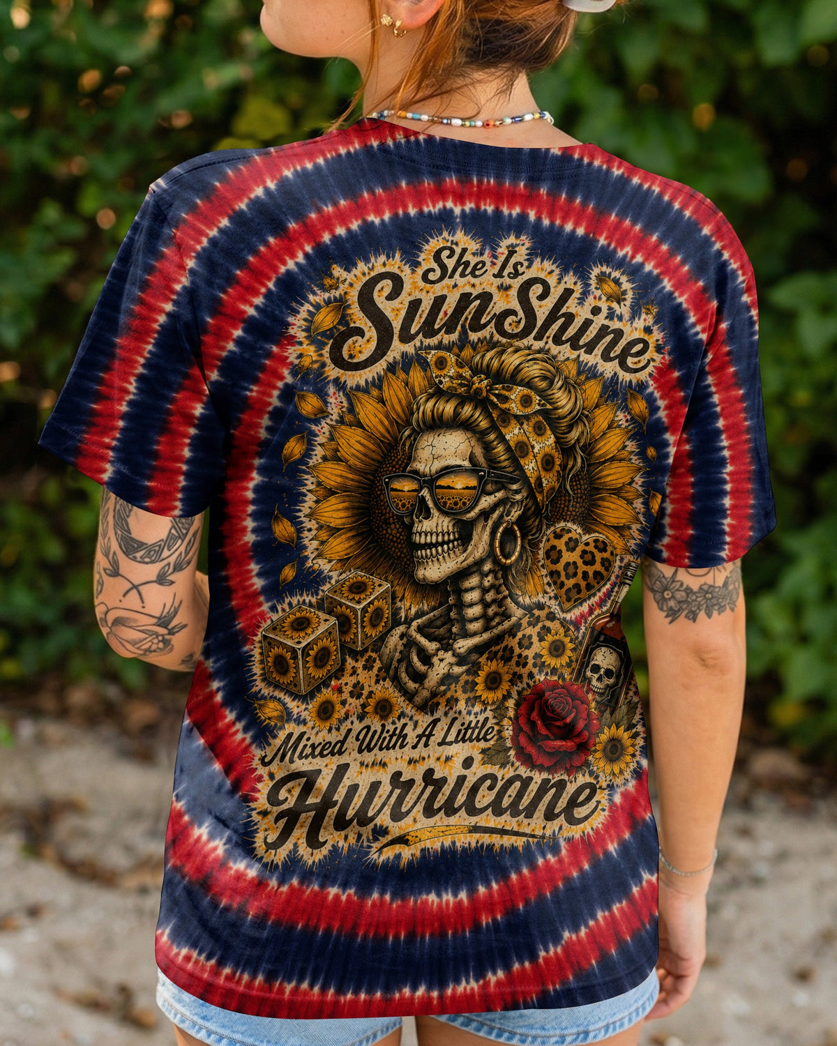 SHE IS SUNSHINE HURRICANE SWIRL ALL OVER PRINT - KMTM0207261