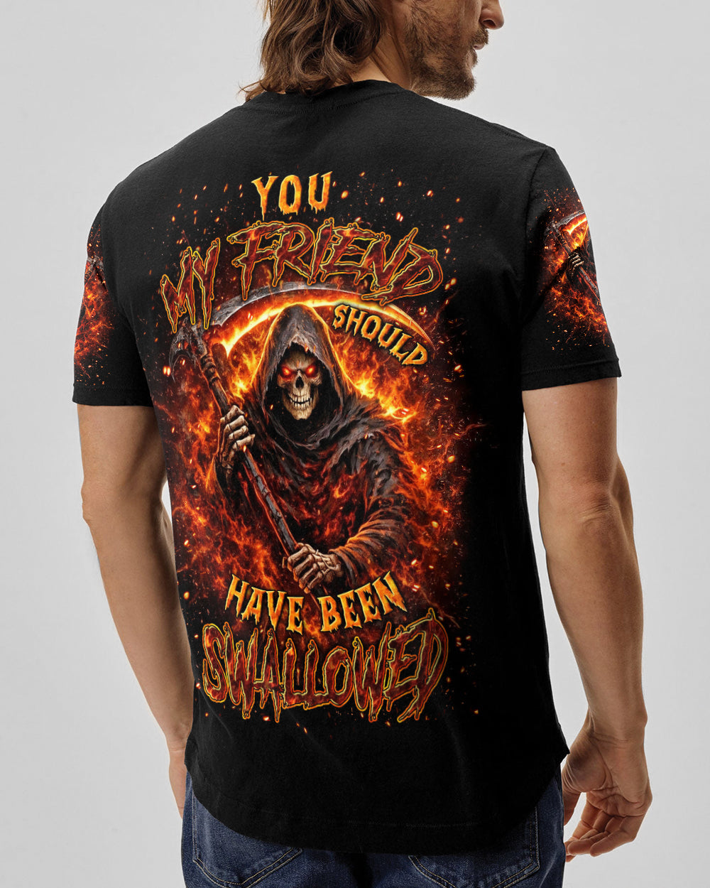YOU MY FRIEND SHOULD HAVE BEEN SWALLOWED ALL OVER PRINT - YHLN2702262