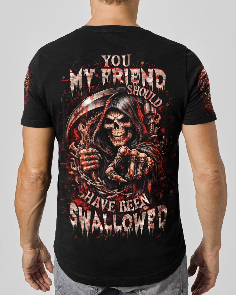 YOU MY FRIEND SHOULD HAVE BEEN SWALLOWED ALL OVER PRINT  - TLHN0203261
