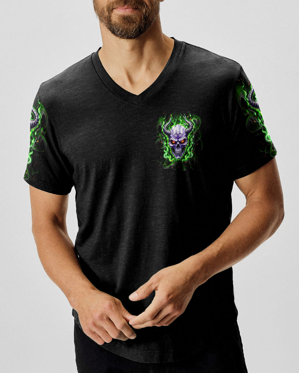 YOUR DEMONS HIDE UNDER YOUR BED SKULL ALL OVER PRINT - TLNT2005264