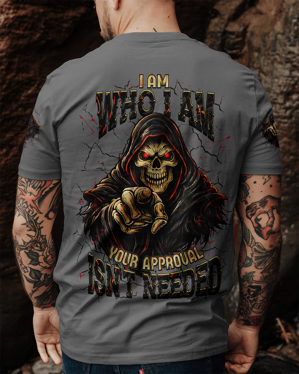 I AM WHO I AM SKULL REAPER ALL OVER PRINT - TLHN2603263