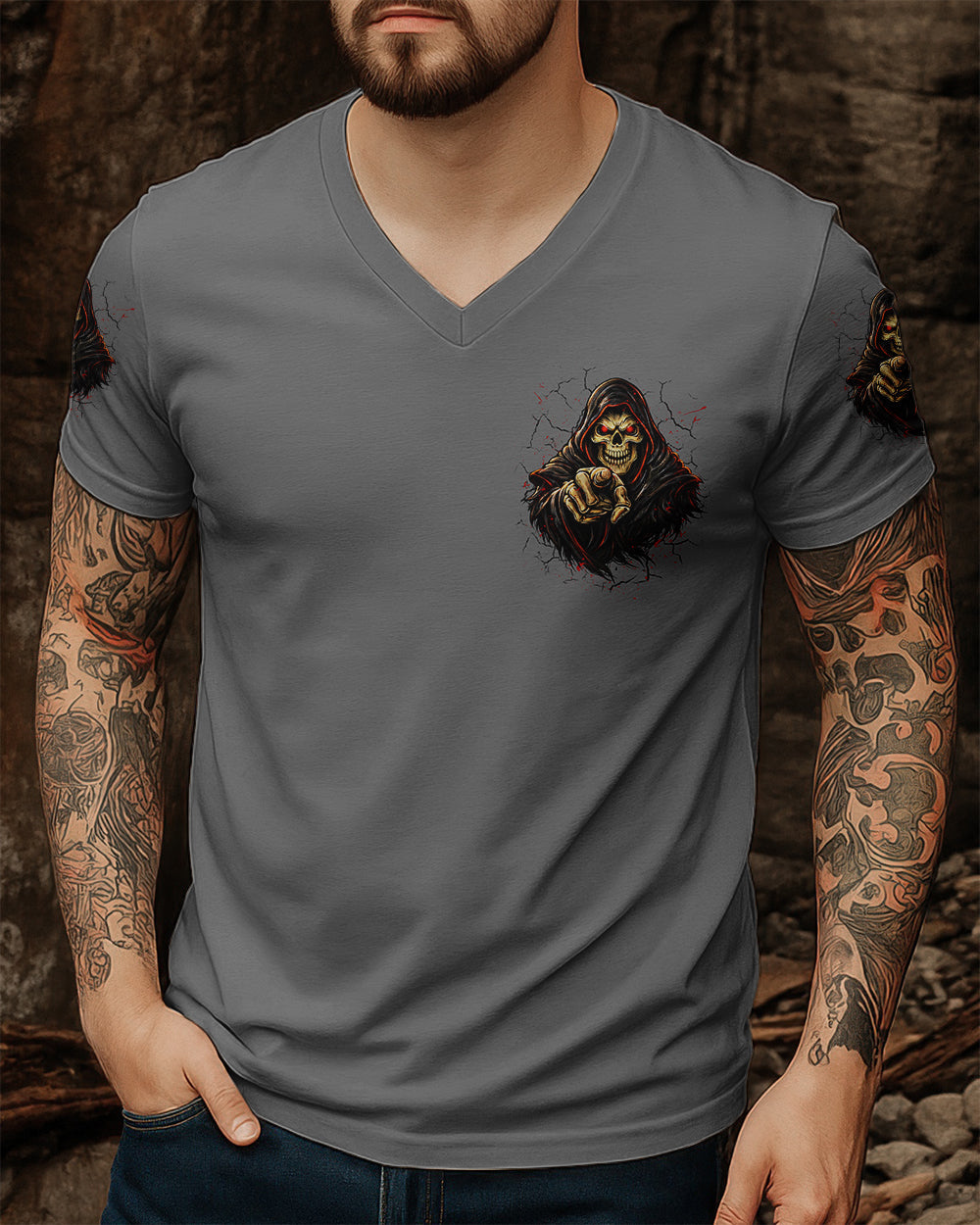 I AM WHO I AM SKULL REAPER ALL OVER PRINT - TLHN2603263