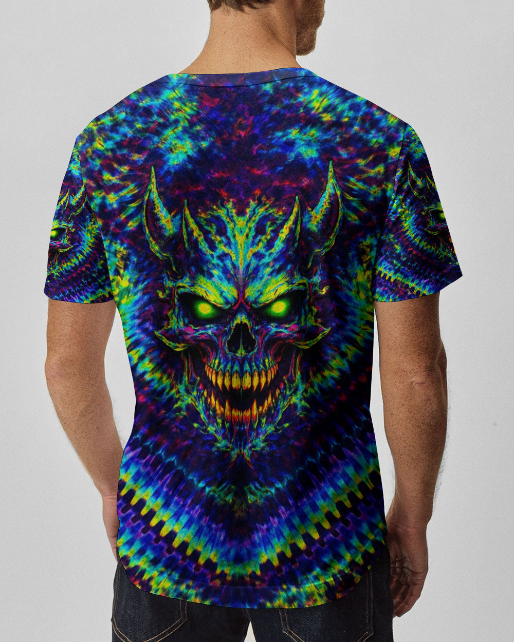 NEON ABYSS DEMON SKULL ALL OVER PRINT - YHLN2502261