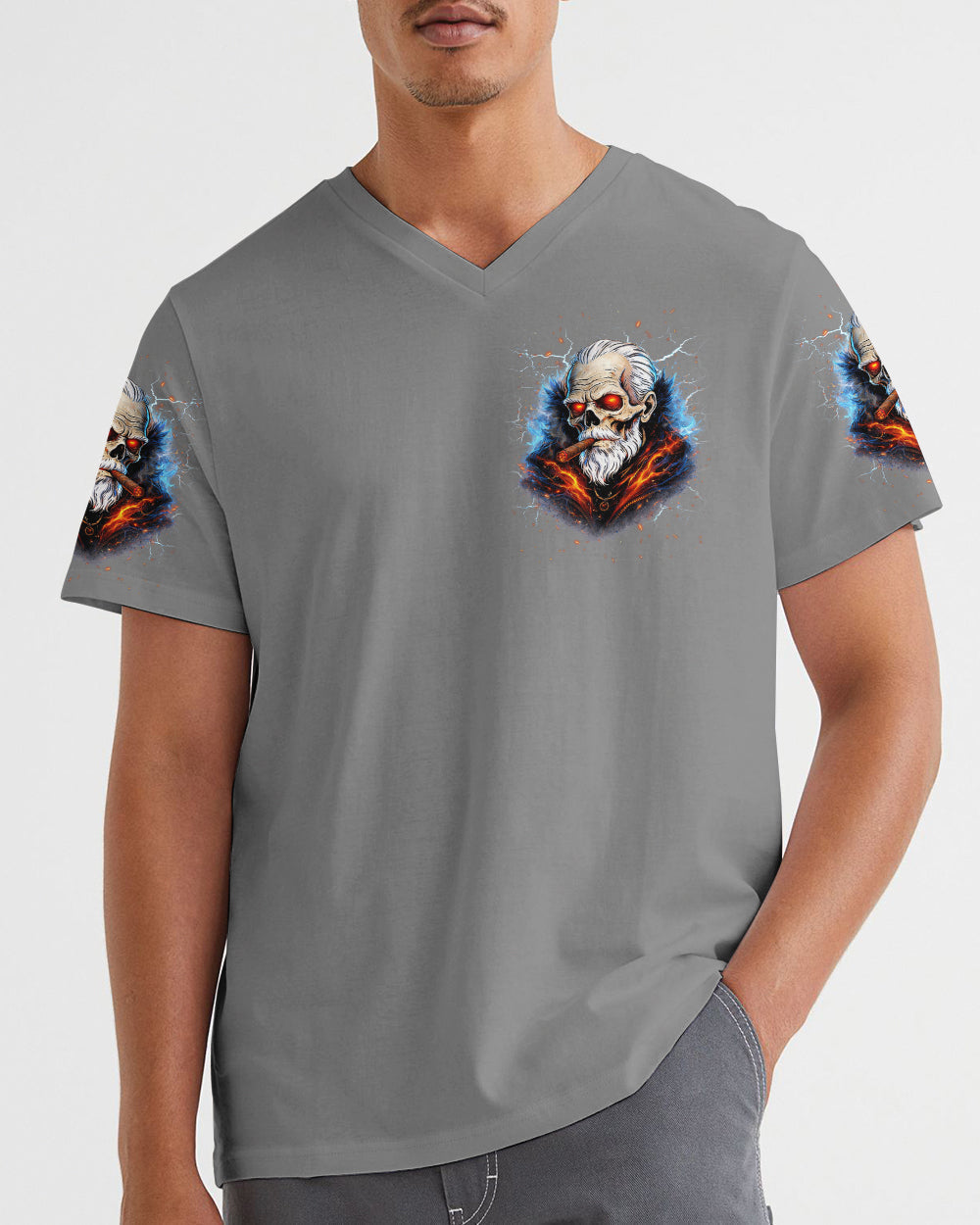 I'M A SIMPLE OLD MAN SKULL ALL OVER PRINT - TLNT1604264
