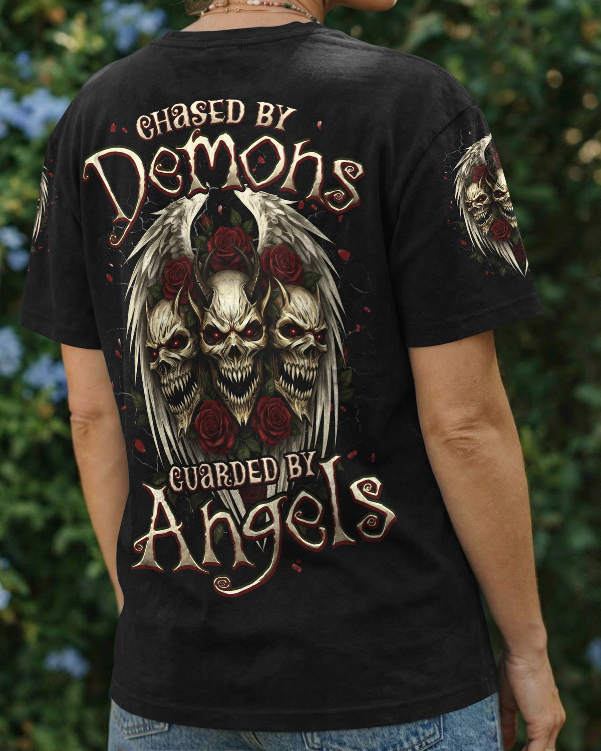 CHASED BY DEMONS GUARDED BY ANGELS ALL OVER PRINT - TYPQ1002263