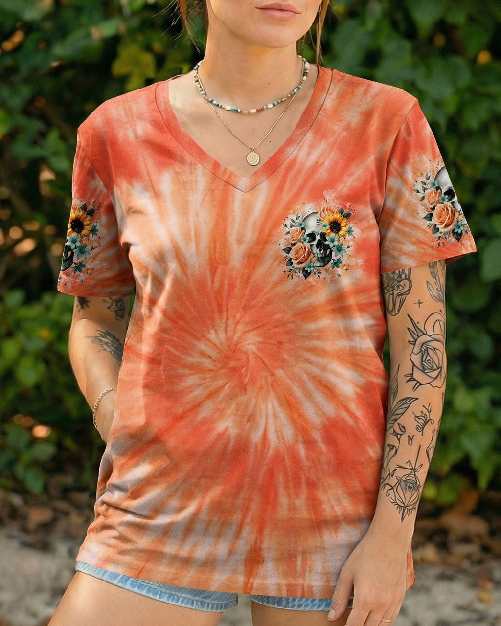 SHE IS SUNSHINE MIXED WITH A LITTLE HURRICANE ALL OVER PRINT - TYPQ0904261