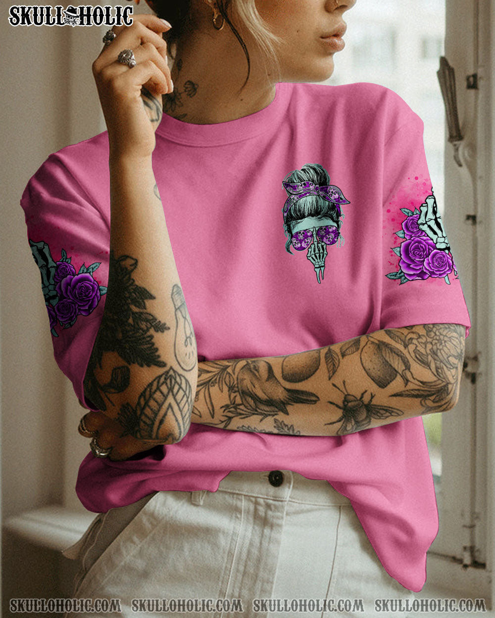 NEXT TIME MY NAME COMES OUT MESSY BUN ALL OVER PRINT - TLNO2104232