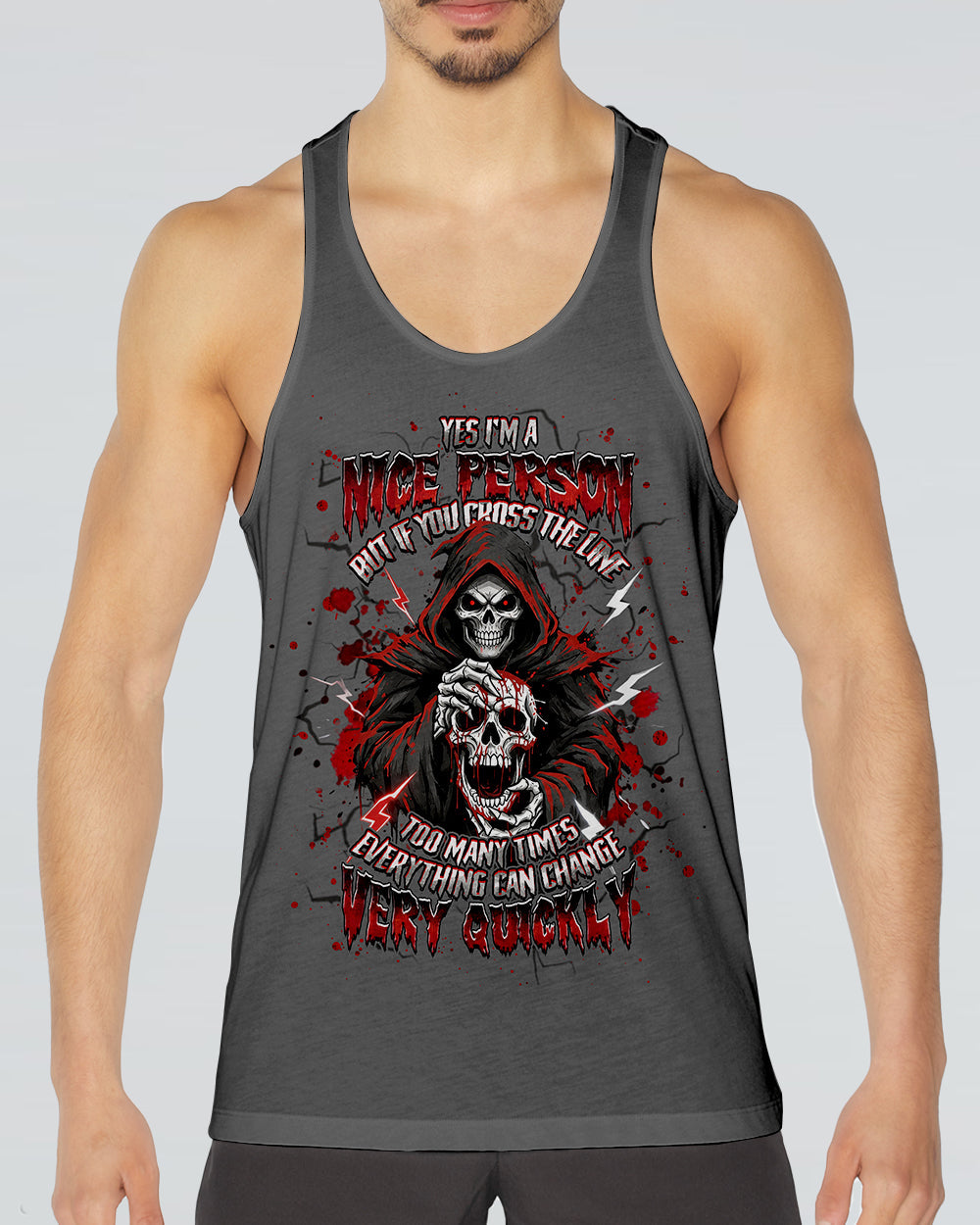YES I'M A NICE PERSON SKULL REAPER ALL OVER PRINT - TLHG2703262