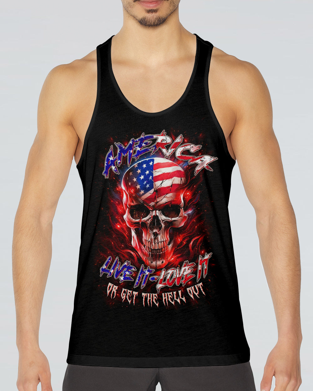 AMERICA LIVE IT LOVE IT OR GET THE HELL OUT ALL OVER PRINT - TYLN1203261