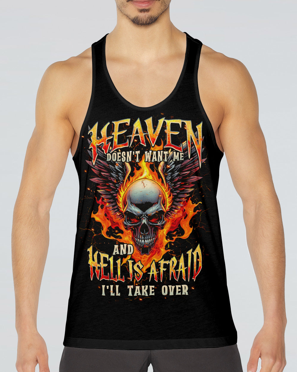 HEAVEN DON'T WANT ME ALL OVER PRINT - TYPQ0304261