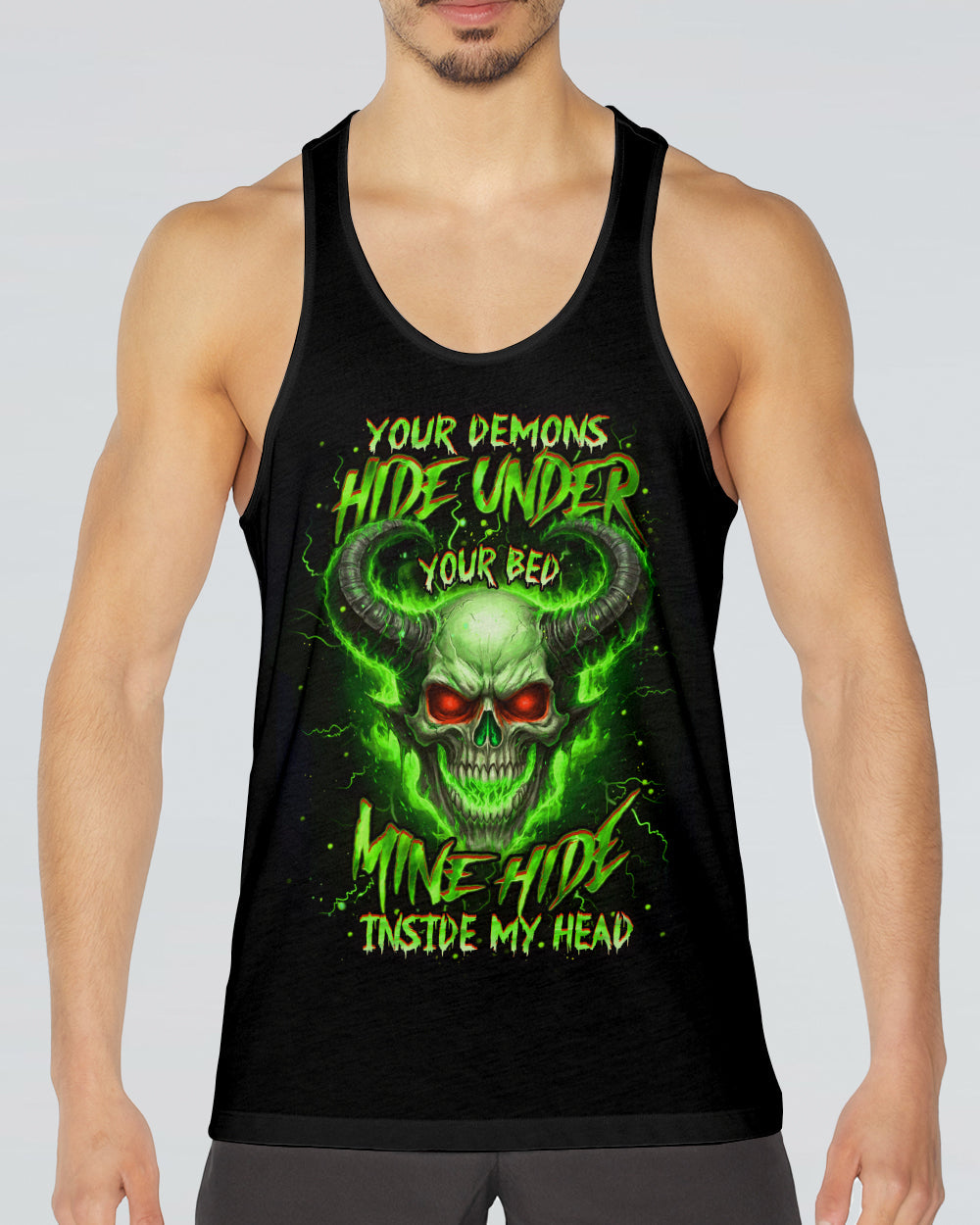 YOUR DEMONS HIDE UNDER YOUR BED ALL OVER PRINT - YHHN2601261