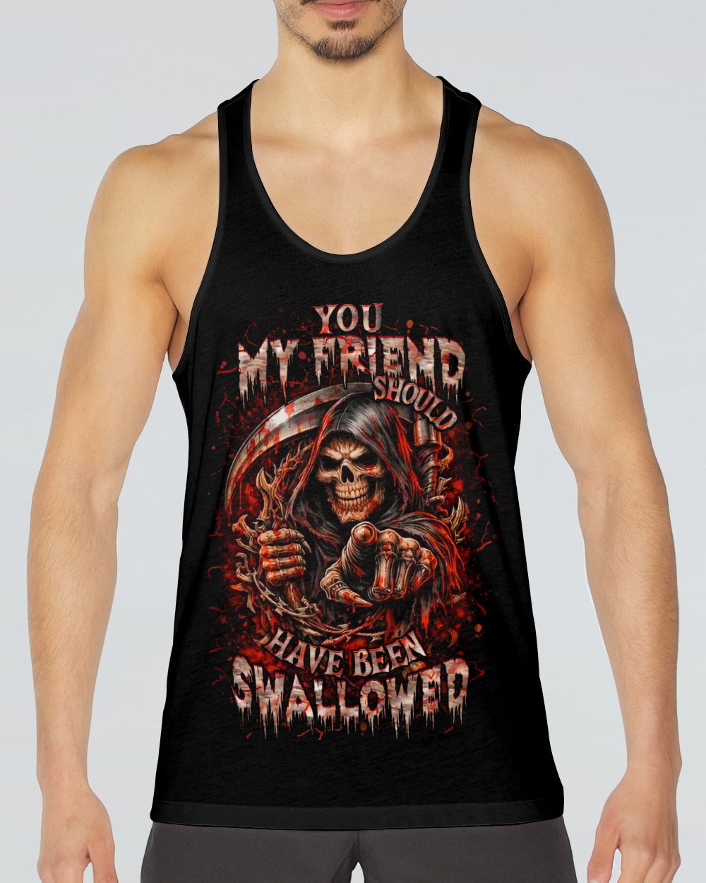 YOU MY FRIEND SHOULD HAVE BEEN SWALLOWED ALL OVER PRINT  - TLHN0203261