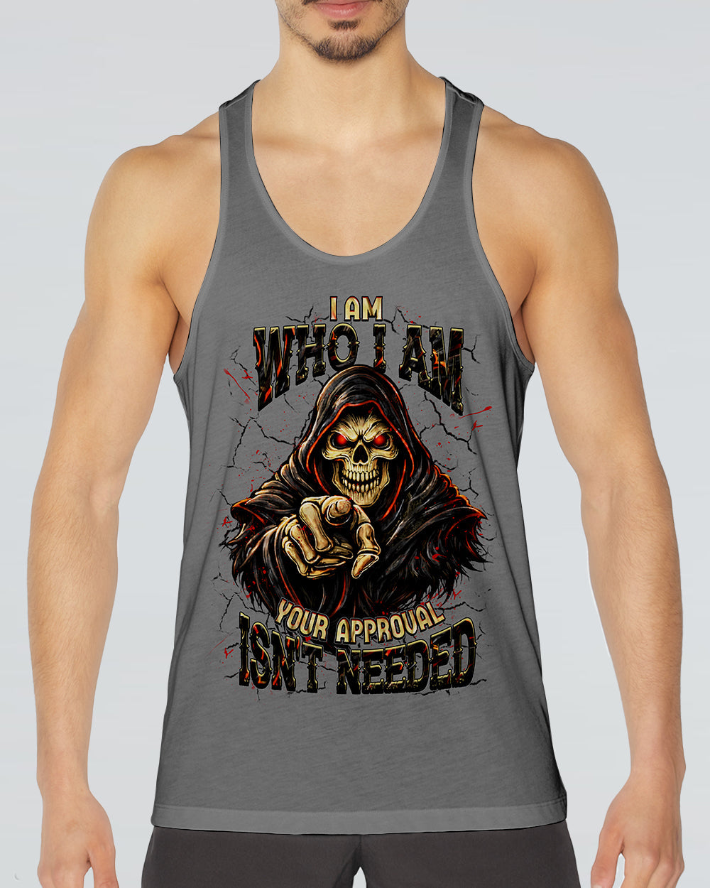 I AM WHO I AM SKULL REAPER ALL OVER PRINT - TLHN2603263