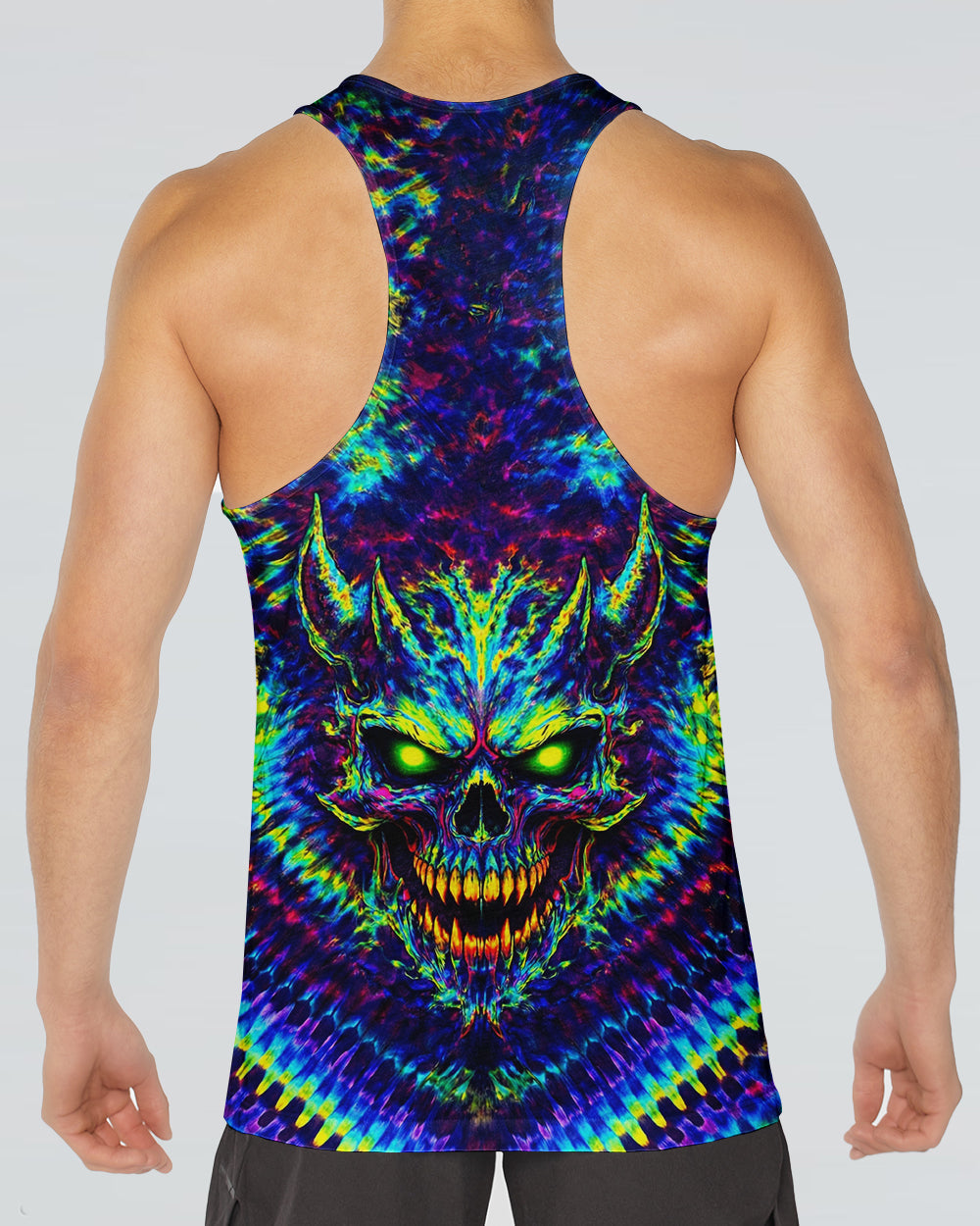 NEON ABYSS DEMON SKULL ALL OVER PRINT - YHLN2502261