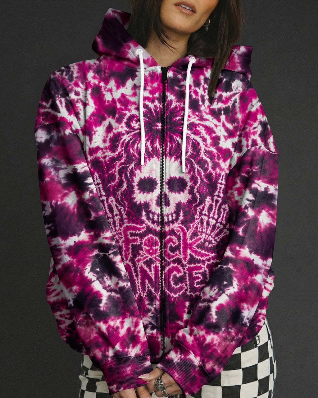 FCKS CANCER HIDDEN SKULL ALL OVER PRINT - RI0207261