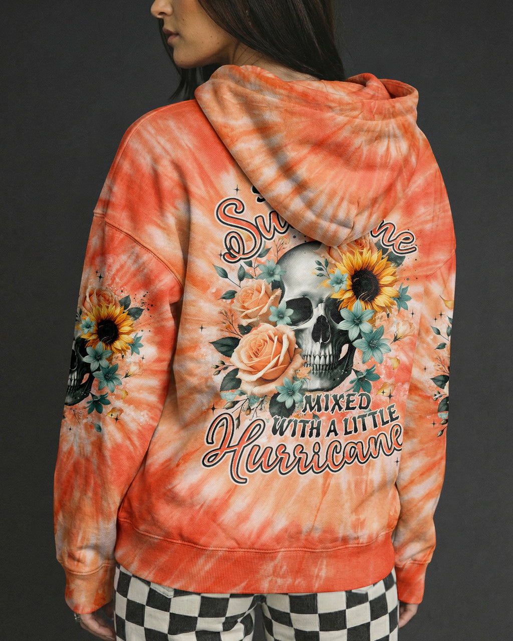 SHE IS SUNSHINE MIXED WITH A LITTLE HURRICANE ALL OVER PRINT - TYPQ0904261