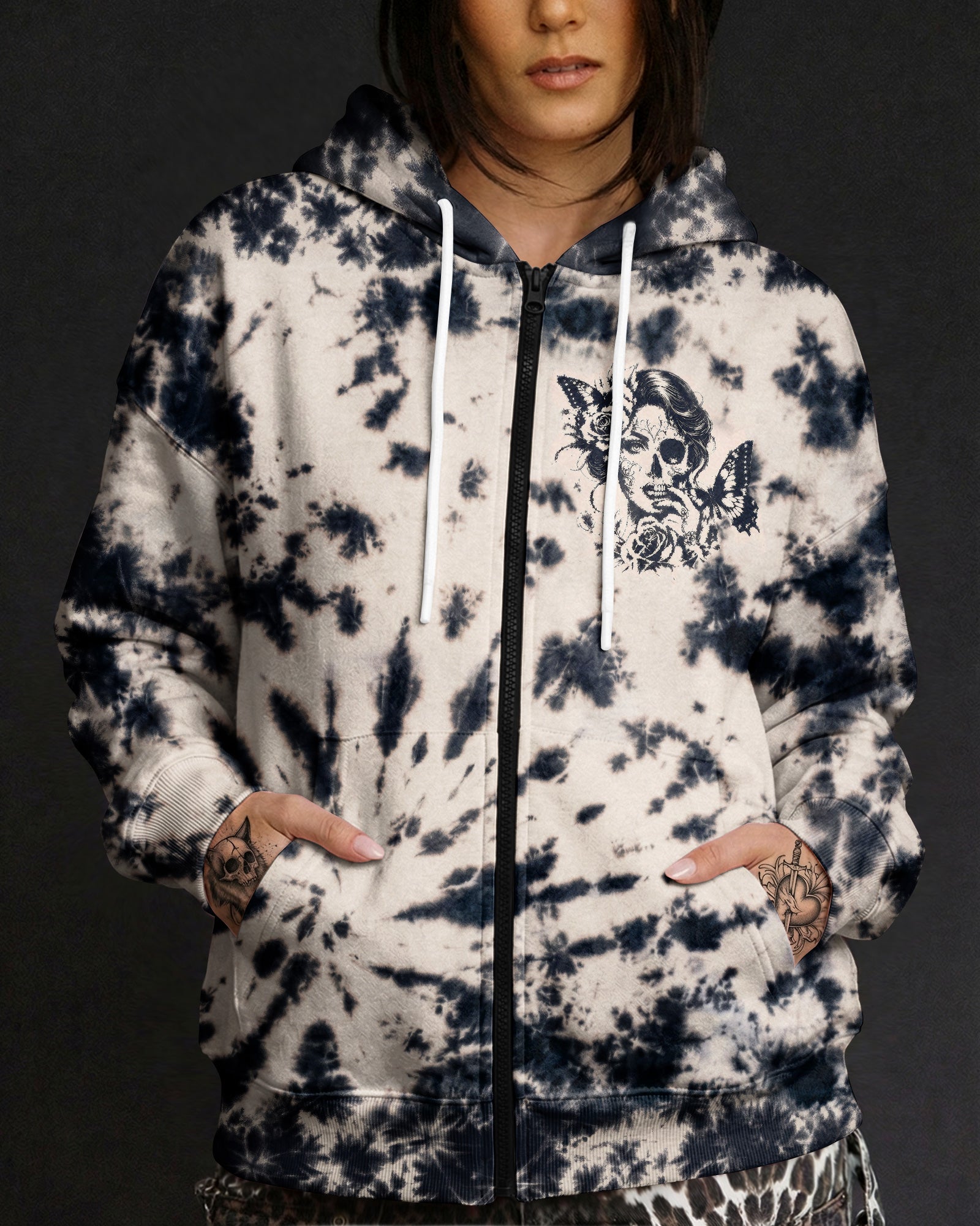 GOOD GIRL GONE WILD SKULL ALL OVER PRINT - RI0207262