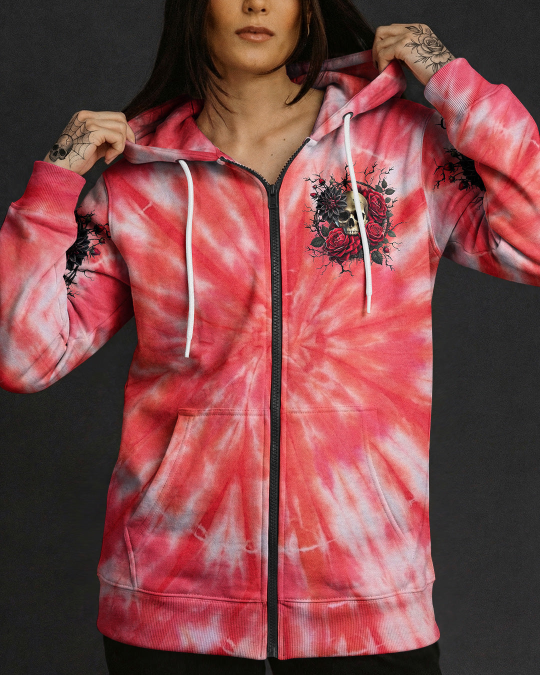 YOU COULDN'T HANDLE ME SKULL ROSES ALL OVER PRINT - TYLN0304262