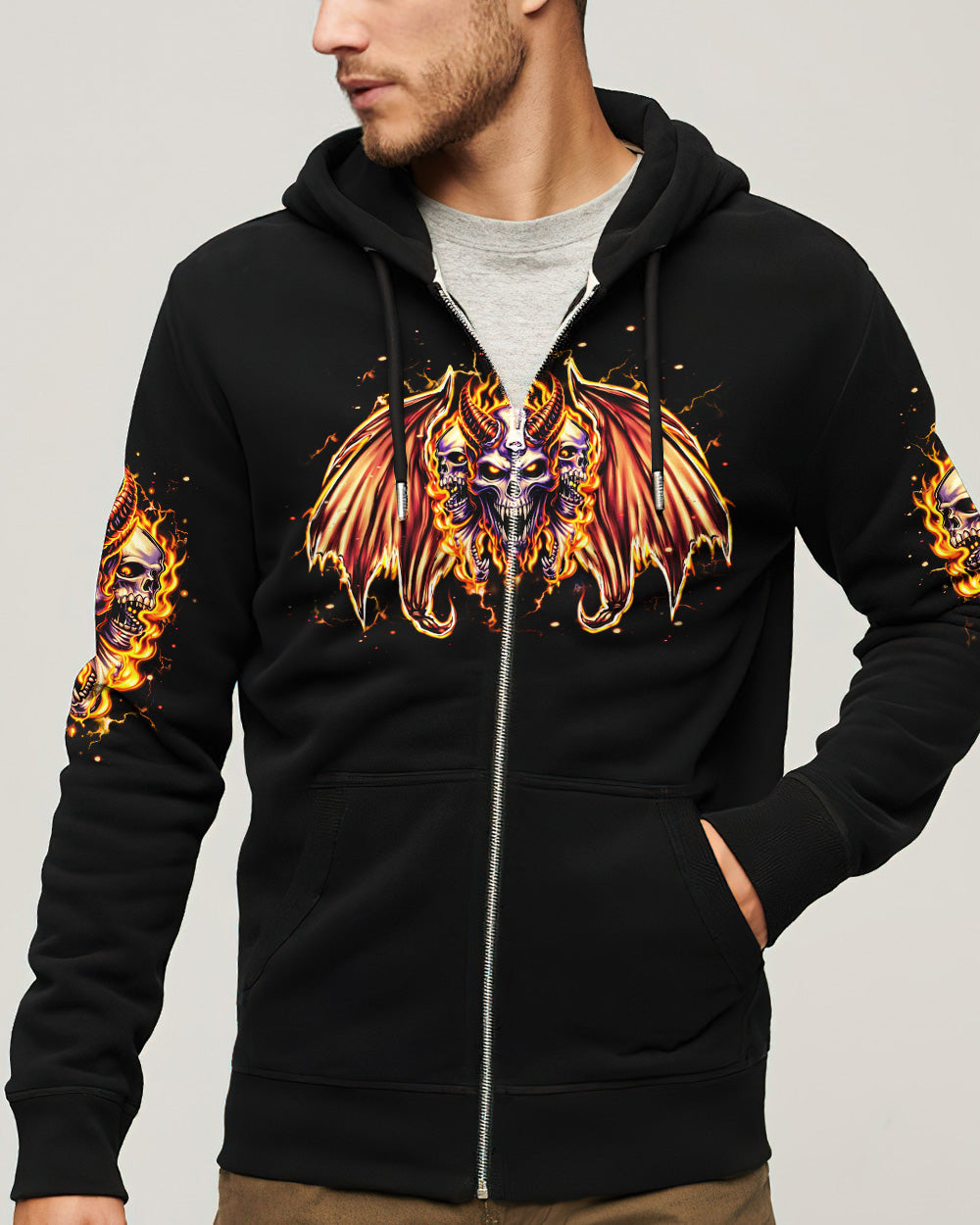 I'M NEVER ALONE MY DEMONS ARE WITH ME 24/7 ALL OVER PRINT  - TLHN1103263