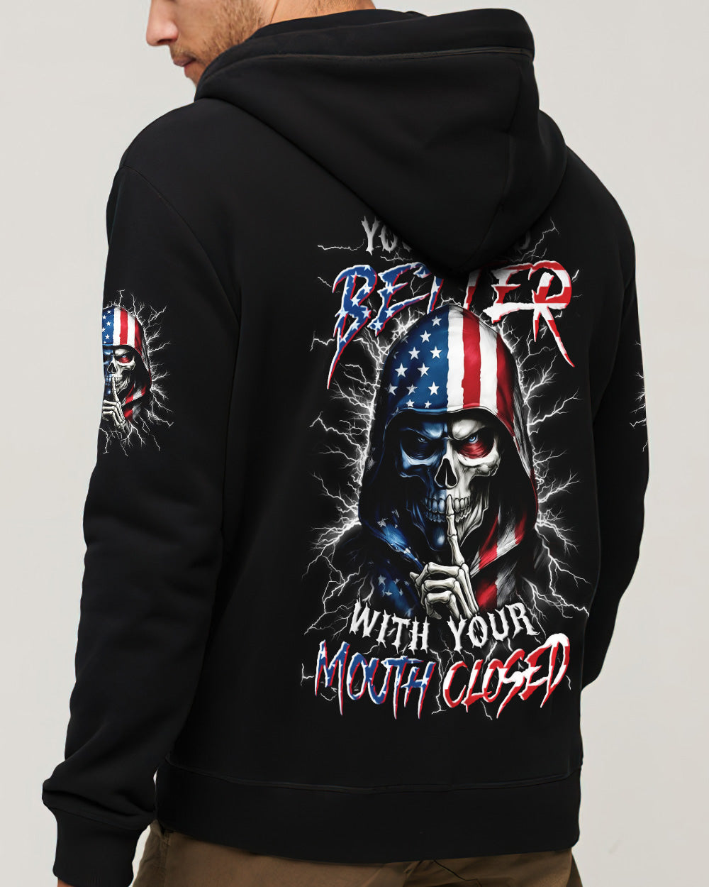 YOU SOUND BETTER WITH YOUR MOUTH CLOSED ALL OVER PRINT - TYLN1603262
