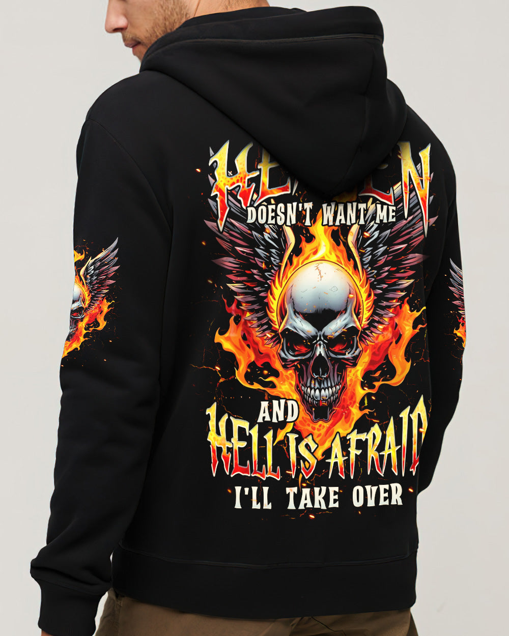 HEAVEN DON'T WANT ME ALL OVER PRINT - TYPQ0304261