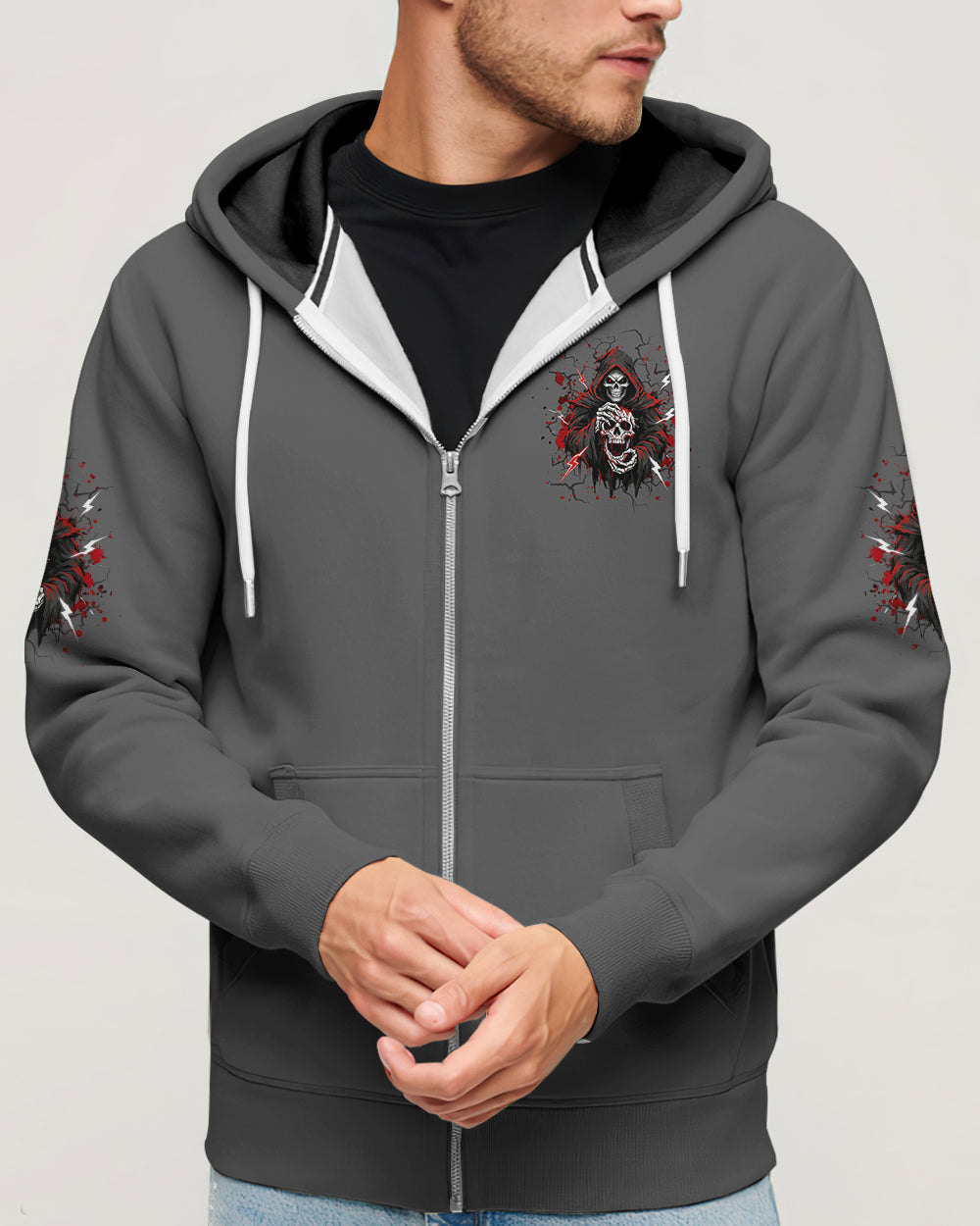 YES I'M A NICE PERSON SKULL REAPER ALL OVER PRINT - TLHG2703262