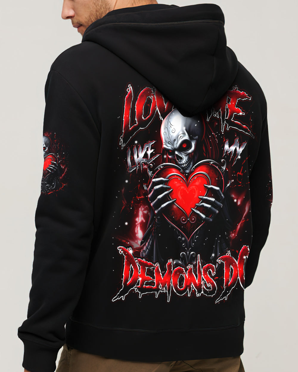 LOVE ME LIKE MY DEMONS DO ALL OVER PRINT - TYQY0302263