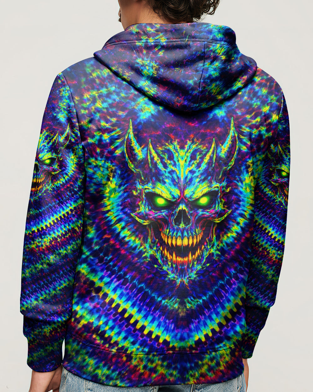 NEON ABYSS DEMON SKULL ALL OVER PRINT - YHLN2502261