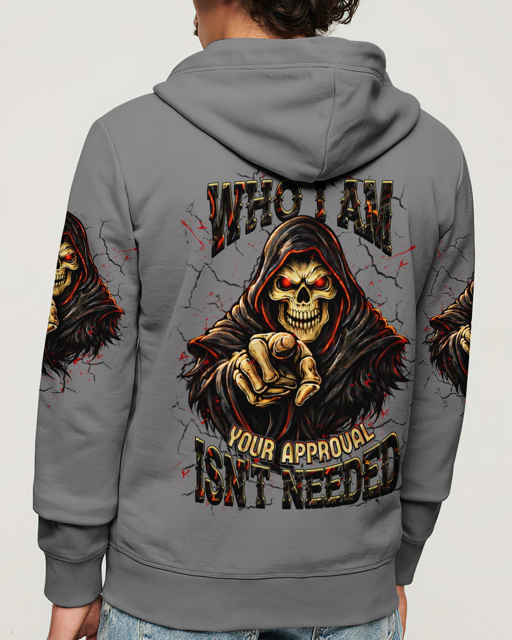 I AM WHO I AM SKULL REAPER ALL OVER PRINT - TLHN2603263