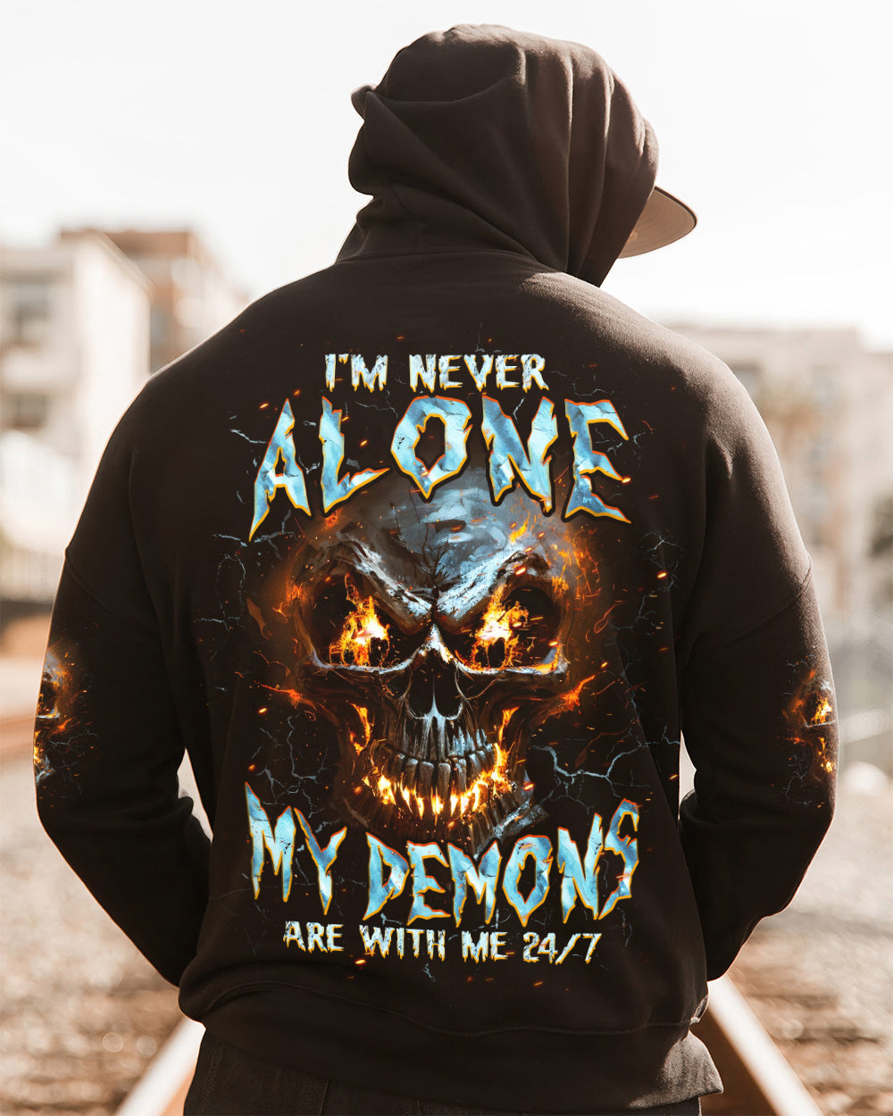 I'M NEVER ALONE MY DEMONS ALL OVER PRINT - TYPQ2104263