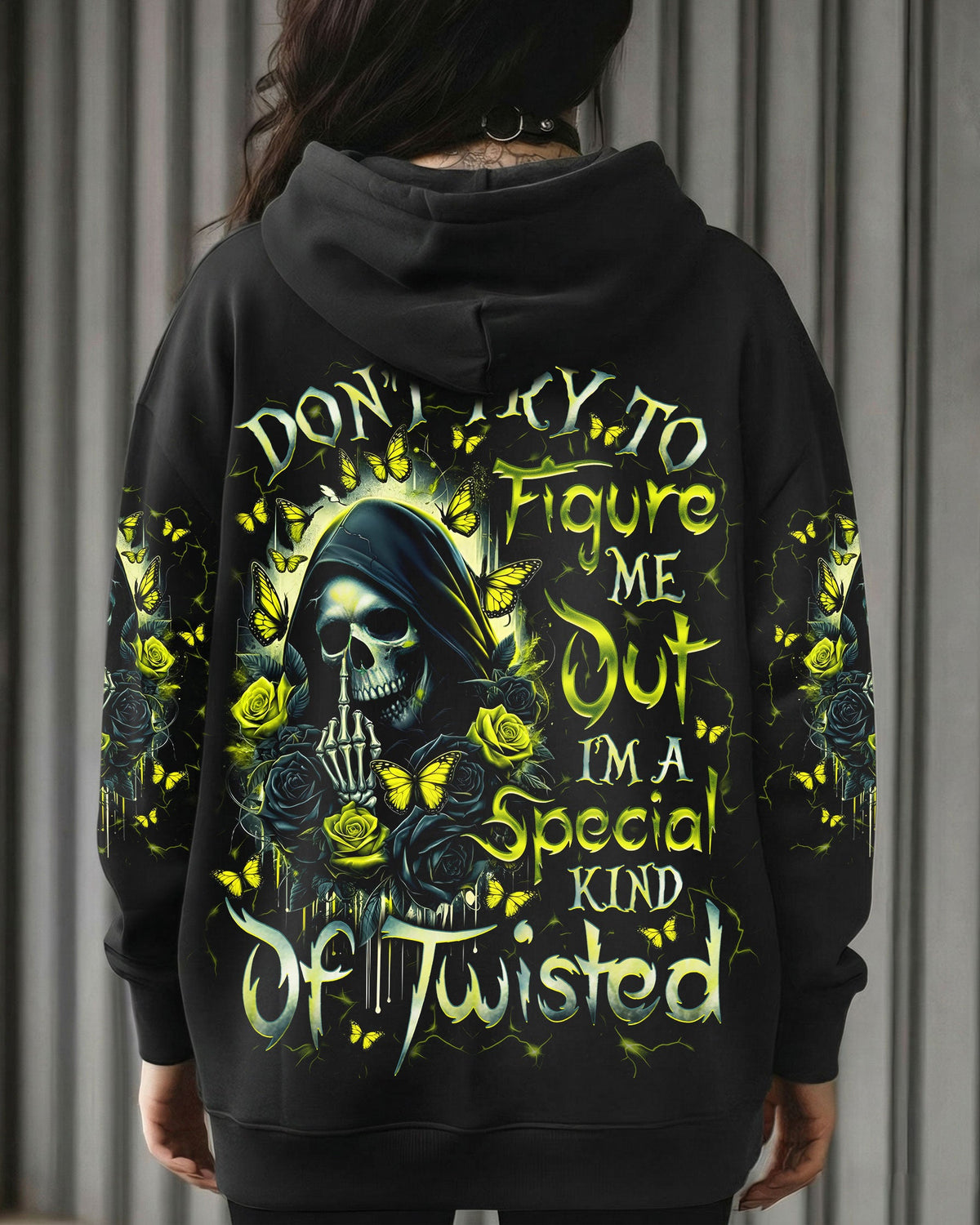DON'T TRY TO FIGURE ME OUT REAPER SKULL ALL OVER PRINT - TLNO1601262