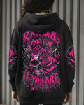 KARMA IS ONLY A B IF YOU ARE ROSE SKULL ALL OVER PRINT - TLNO1103262