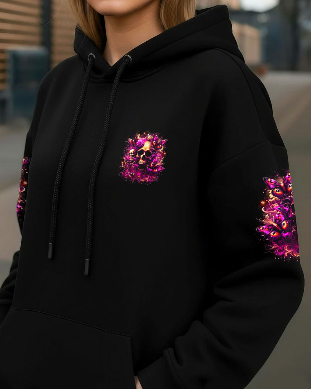 I'M NOT ANTI-SOCIAL SKULL ALL OVER PRINT - YHLT2901261