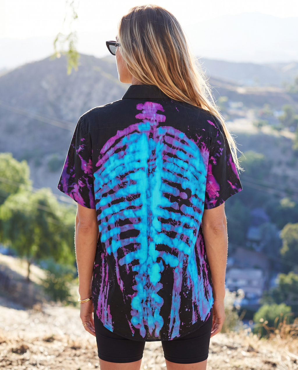 NEON X-RAY RIBCAGE COLLAR SHIRT - RI0106263
