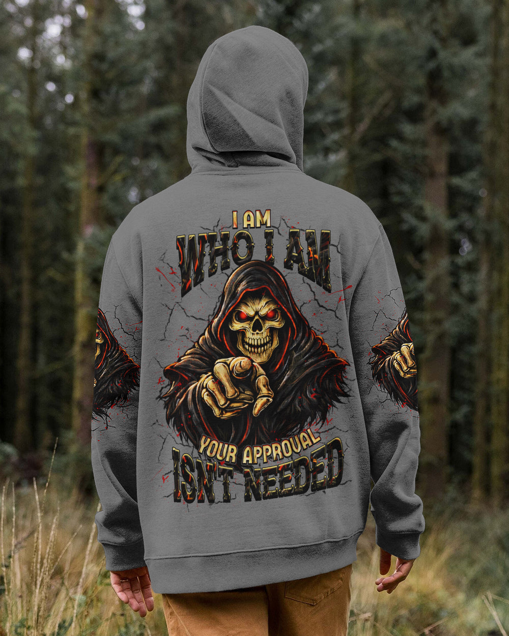 I AM WHO I AM SKULL REAPER ALL OVER PRINT - TLHN2603263