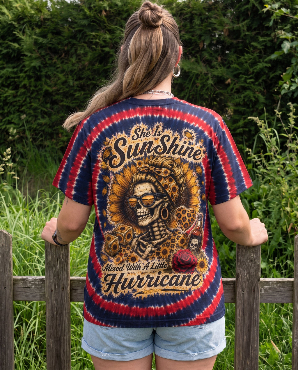 SHE IS SUNSHINE HURRICANE SWIRL ALL OVER PRINT - KMTM0207261