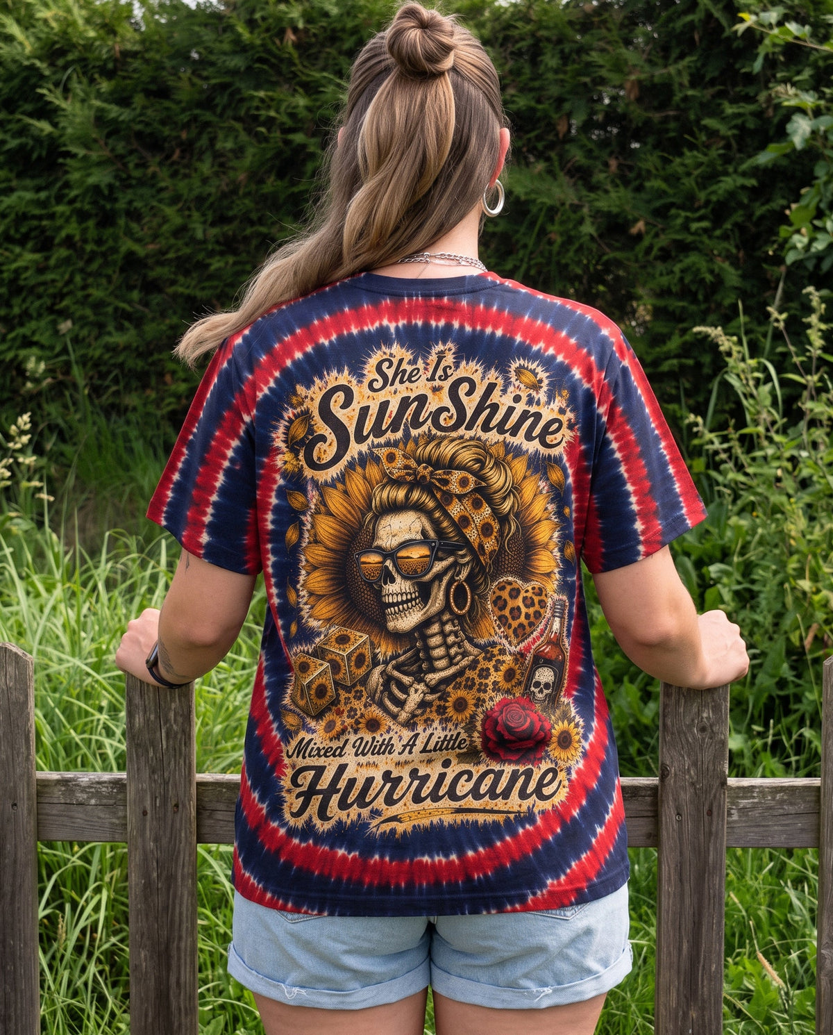 SHE IS SUNSHINE HURRICANE SWIRL ALL OVER PRINT - KMTM0207261