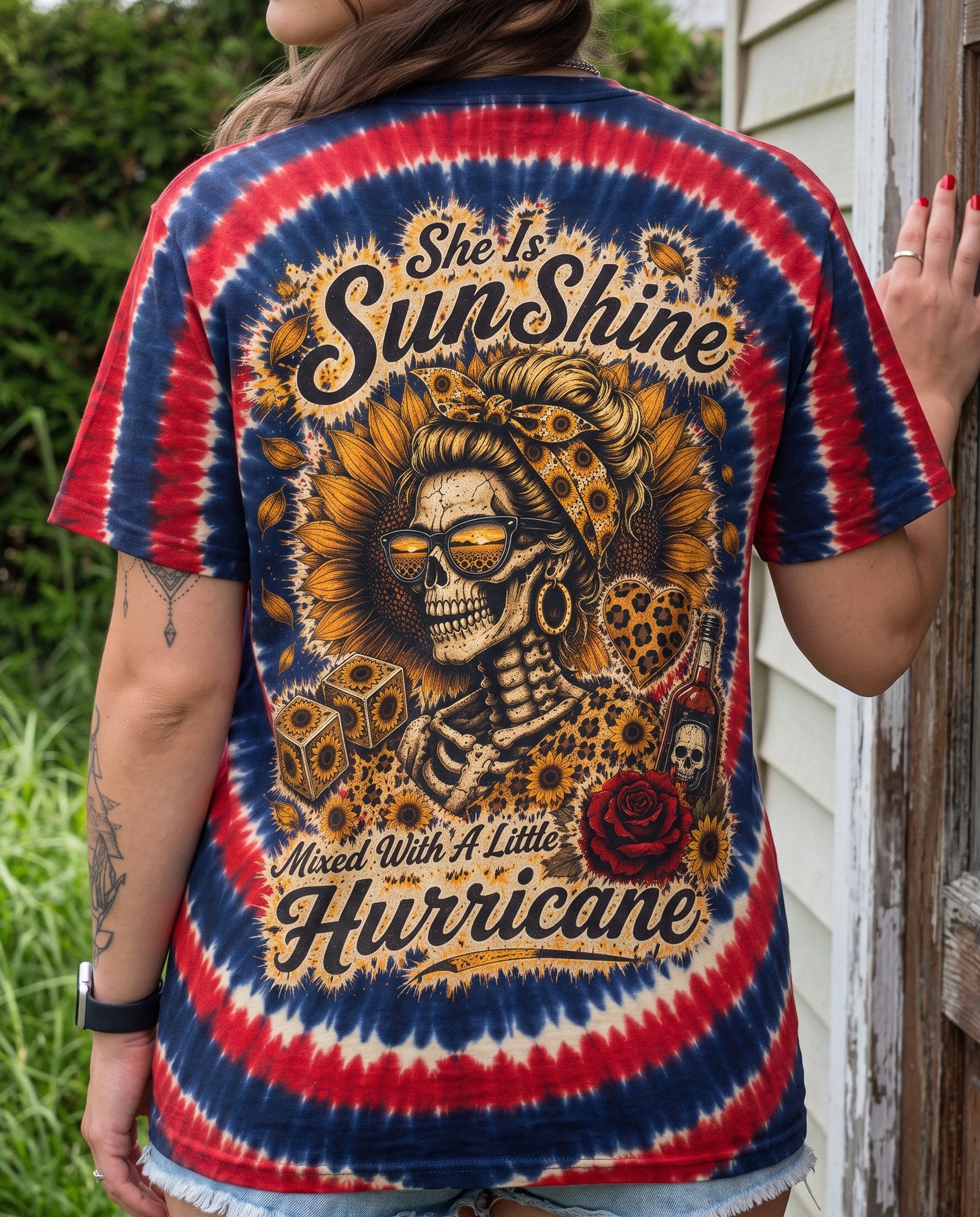 SHE IS SUNSHINE HURRICANE SWIRL ALL OVER PRINT - KMTM0207261