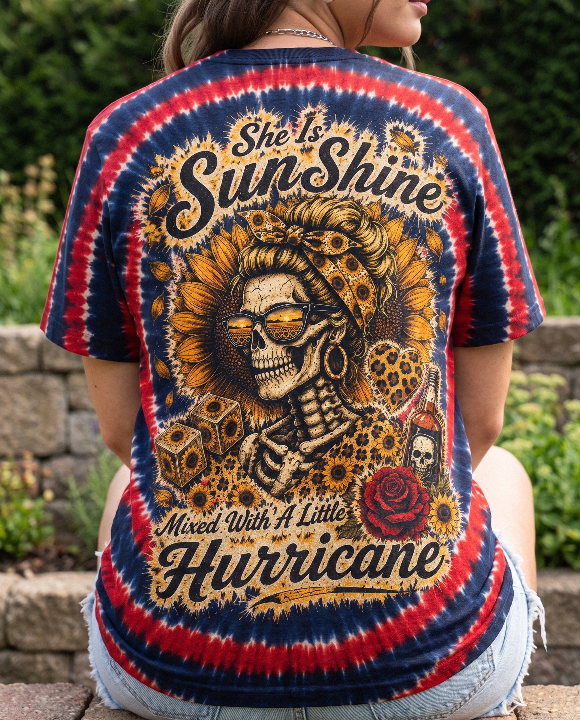 SHE IS SUNSHINE HURRICANE SWIRL ALL OVER PRINT - KMTM0207261