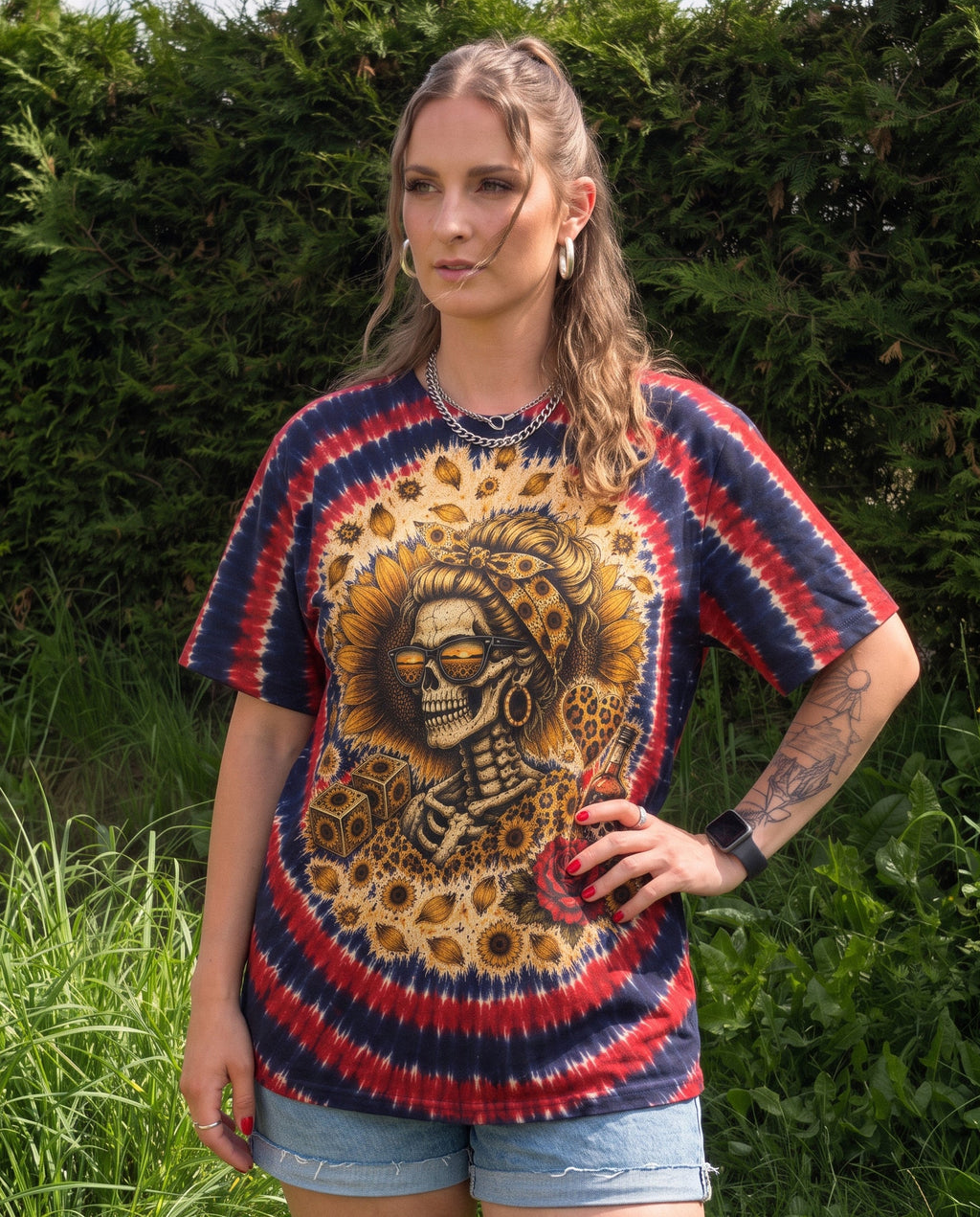 SHE IS SUNSHINE HURRICANE SWIRL ALL OVER PRINT - KMTM0207261