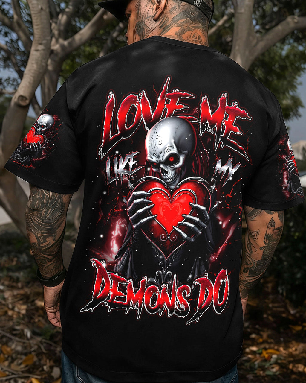 LOVE ME LIKE MY DEMONS DO ALL OVER PRINT - TYQY0302263