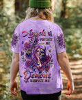 ANGELS PROTECT ME DEMONS RESPECT ME SKULL LADY ALL OVER PRINT - TLHG1704261