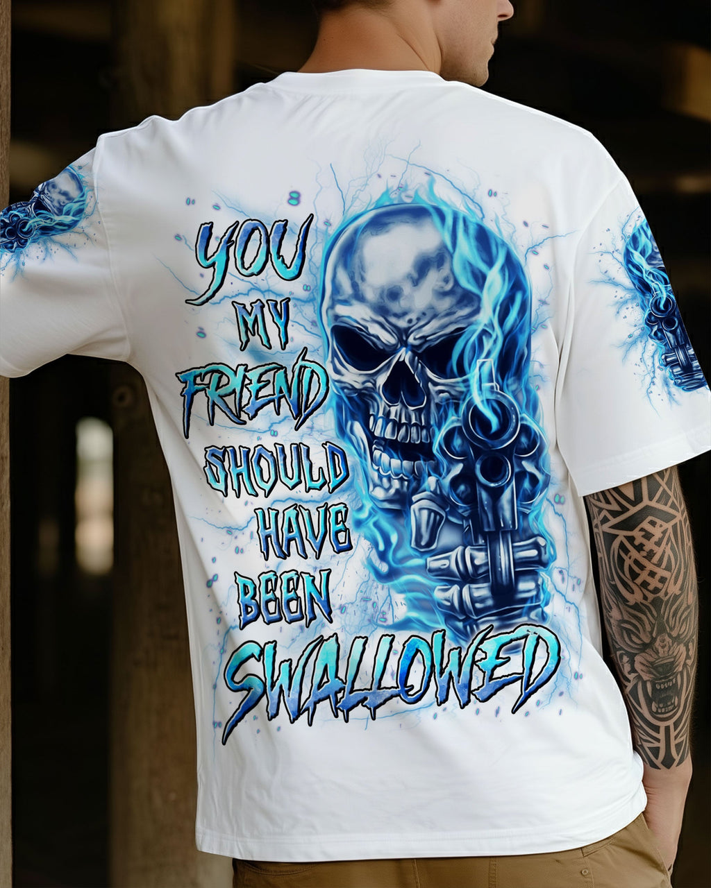 YOU MY FRIEND SHOULD HAVE BEEN SWALLOWED ALL OVER PRINT - YHLN2101261