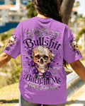 THE GOOD GIRL IN ME SKULL ROSES ALL OVER PRINT - TYQY0804261