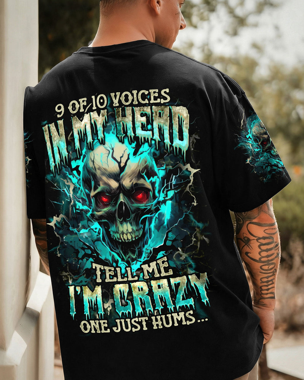 VOICES IN MY HEAD TELL ME I'M CRAZY ALL OVER PRINT - TYQY2803261