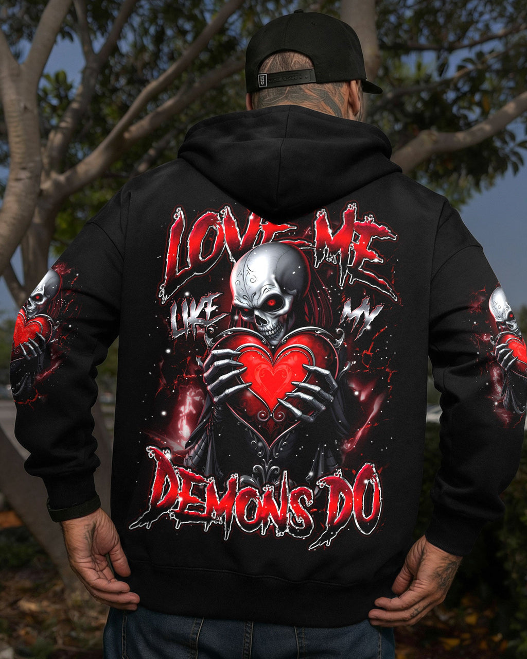 LOVE ME LIKE MY DEMONS DO ALL OVER PRINT - TYQY0302263