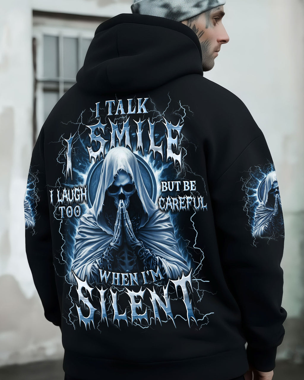 BE CAREFUL WHEN I'M SILENT REAPER ALL OVER PRINT - YHLN0601263