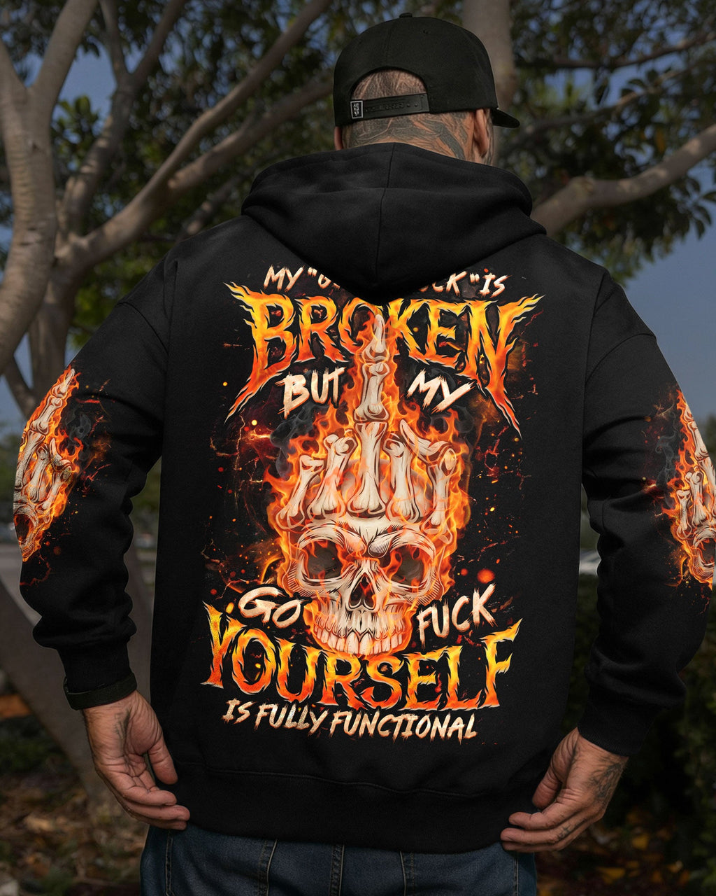 MY GIVE A F IS BROKEN ALL OVER PRINT - TYQY1002262