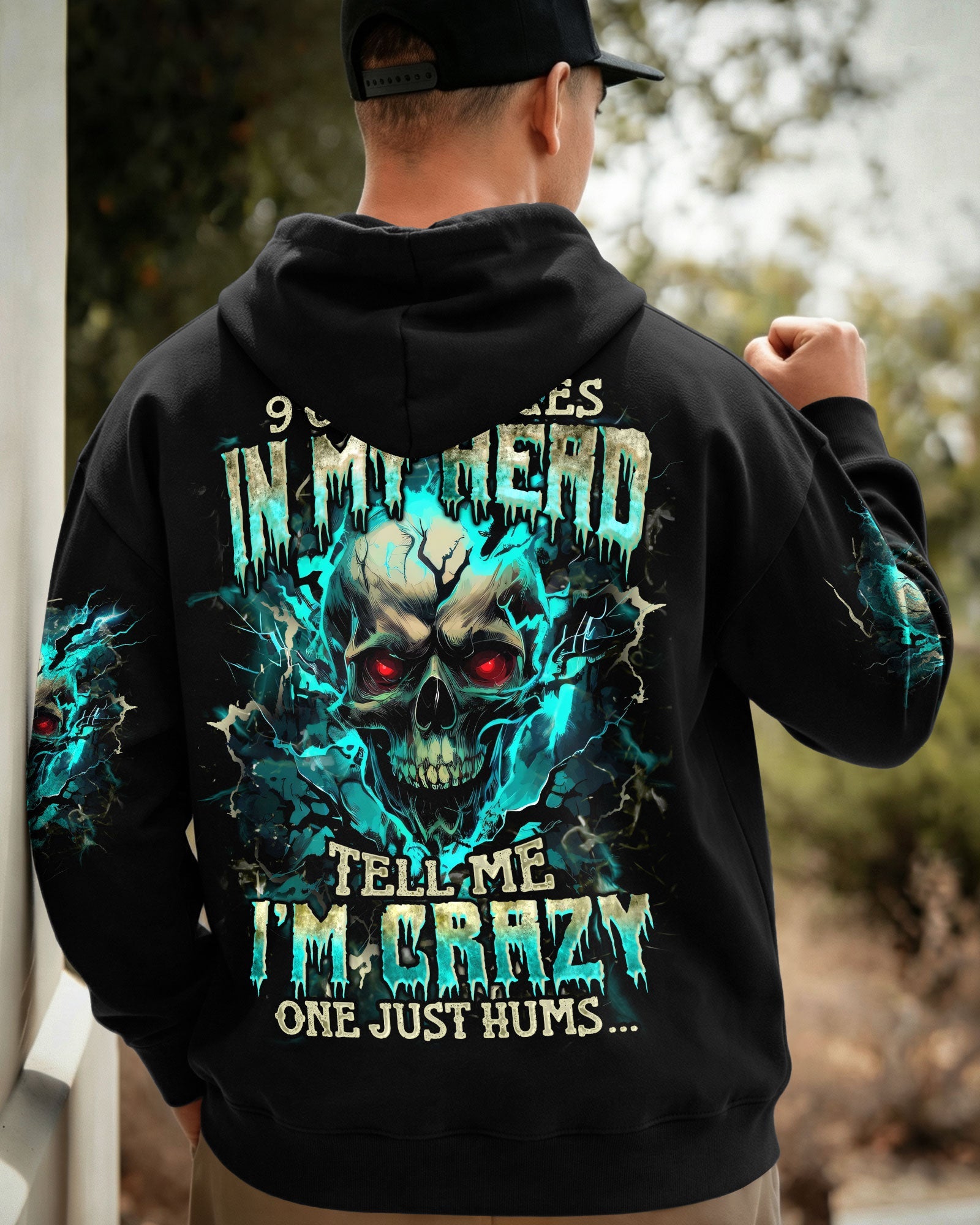 VOICES IN MY HEAD TELL ME I'M CRAZY ALL OVER PRINT - TYQY2803261
