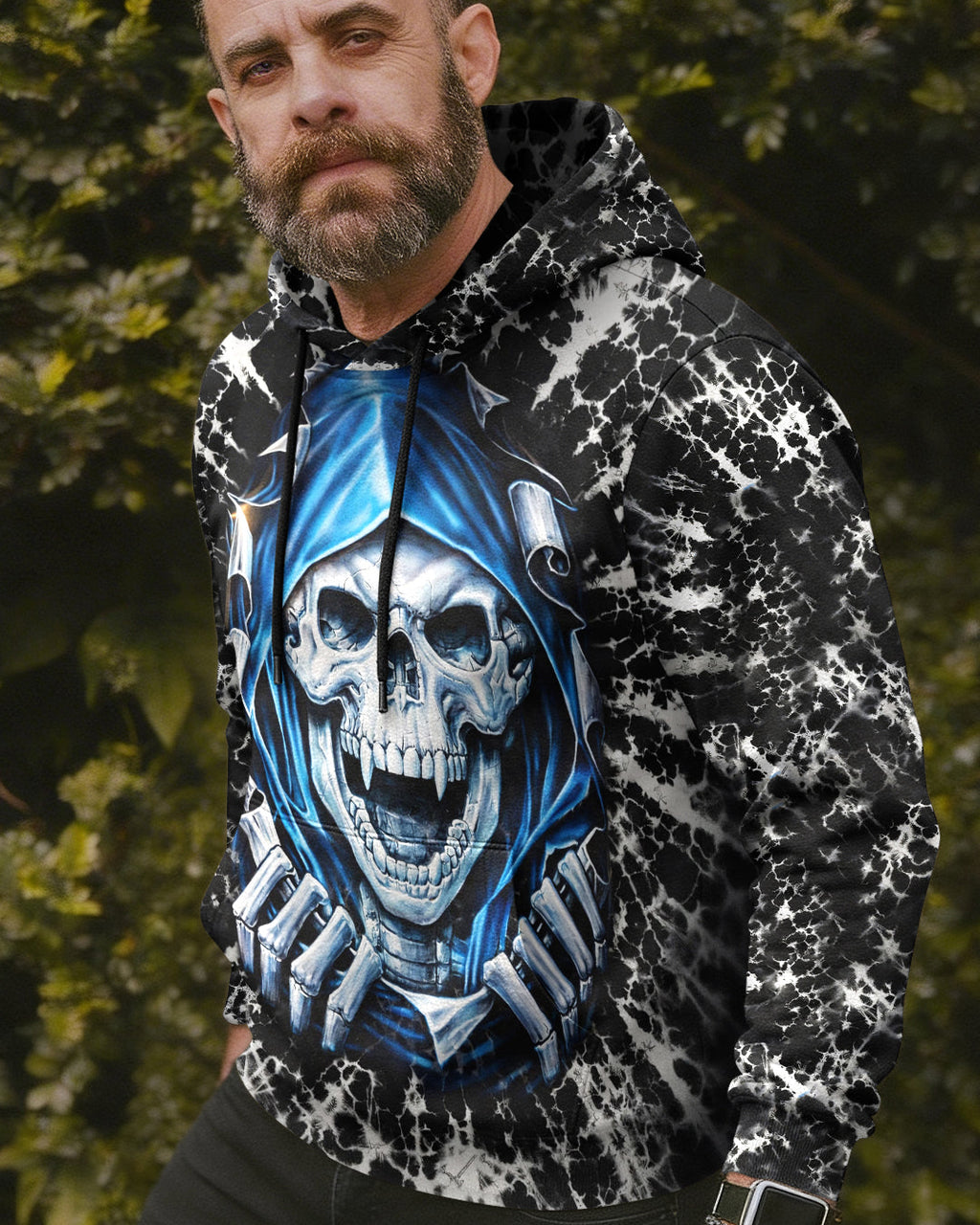 SKULL REAPER SWIRL ALL OVER PRINT  - TLHG0104261